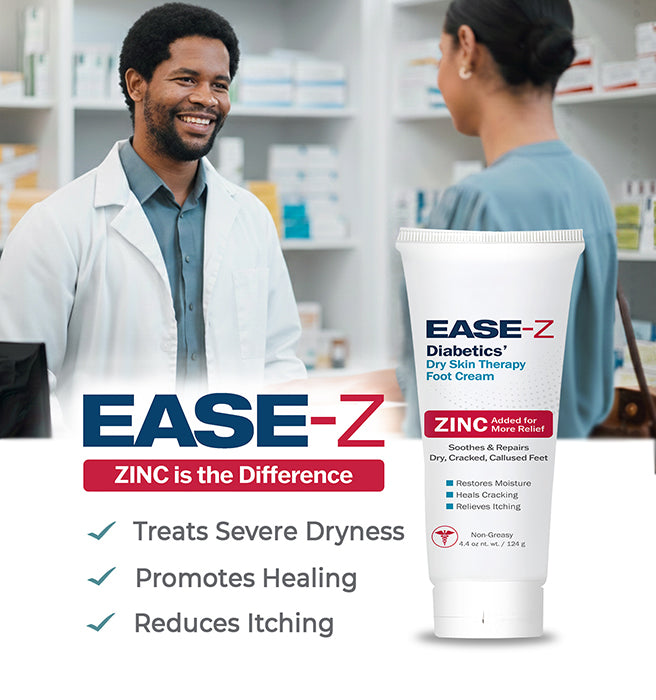 EASE-Z  Diabetics’ Dry Skin  Therapy Foot Cream