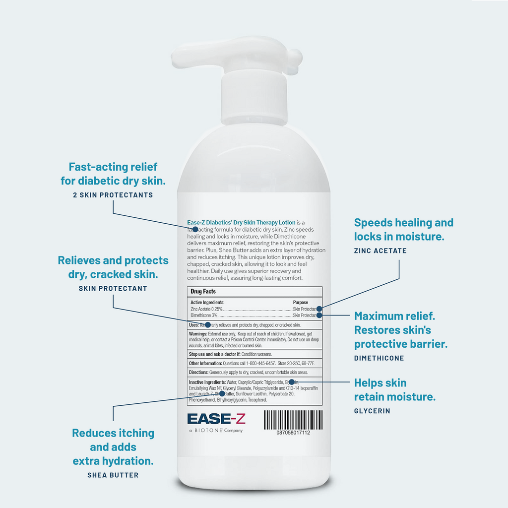 EASE-Z  Diabetics’ Dry Skin Therapy Lotion