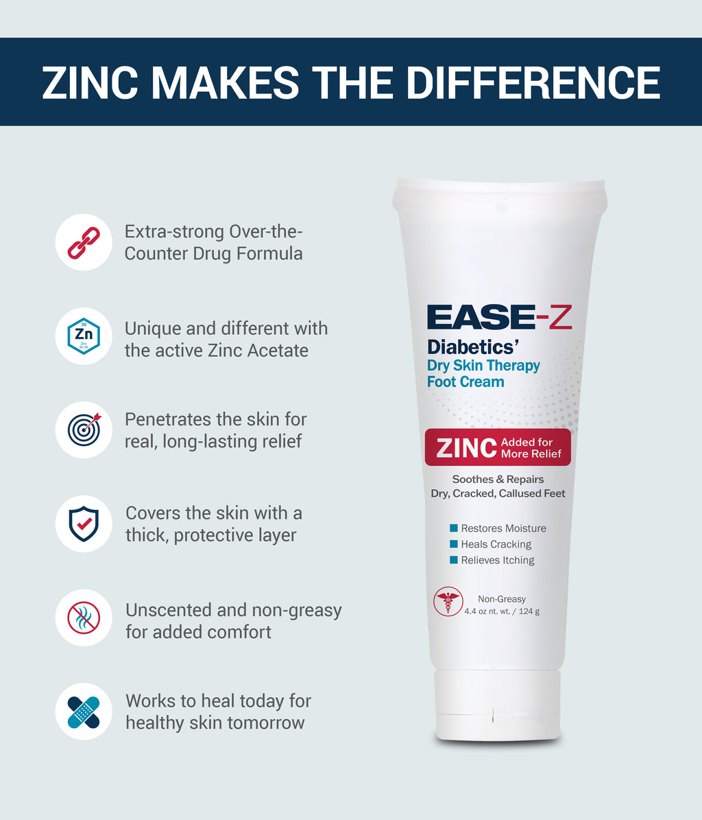 EASE-Z  Diabetics’ Dry Skin  Therapy Foot Cream