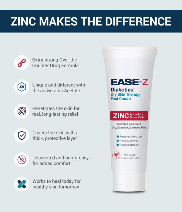 EASE-Z  Diabetics’ Dry Skin  Therapy Foot Cream