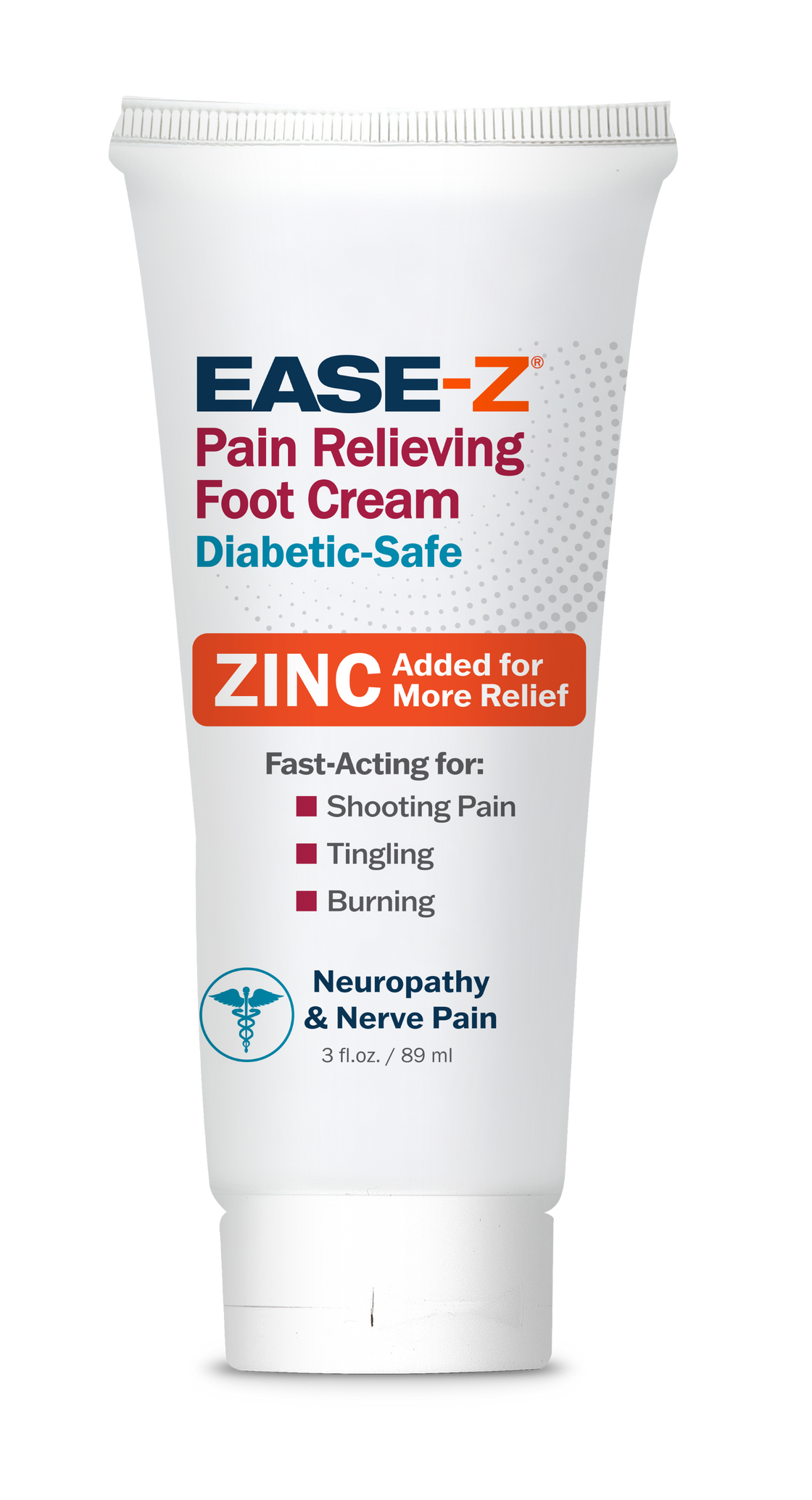 EASE-Z Diabetics' Pain Relieving Foot Cream - 3 oz